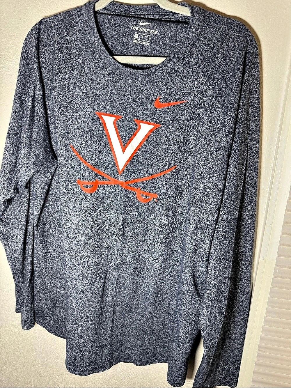 Nike Virginia Cavaliers Long Sleeve The Nike Tee #UVA Gameday, xl